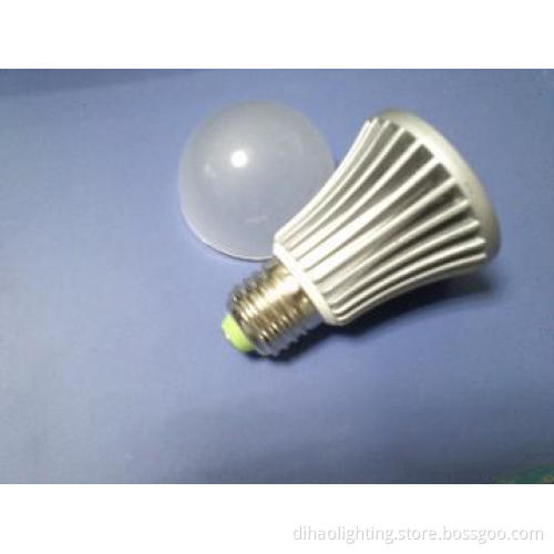 high lumen 7W 850lm LED Bulb Lamp E27/B22 base dimmable optional